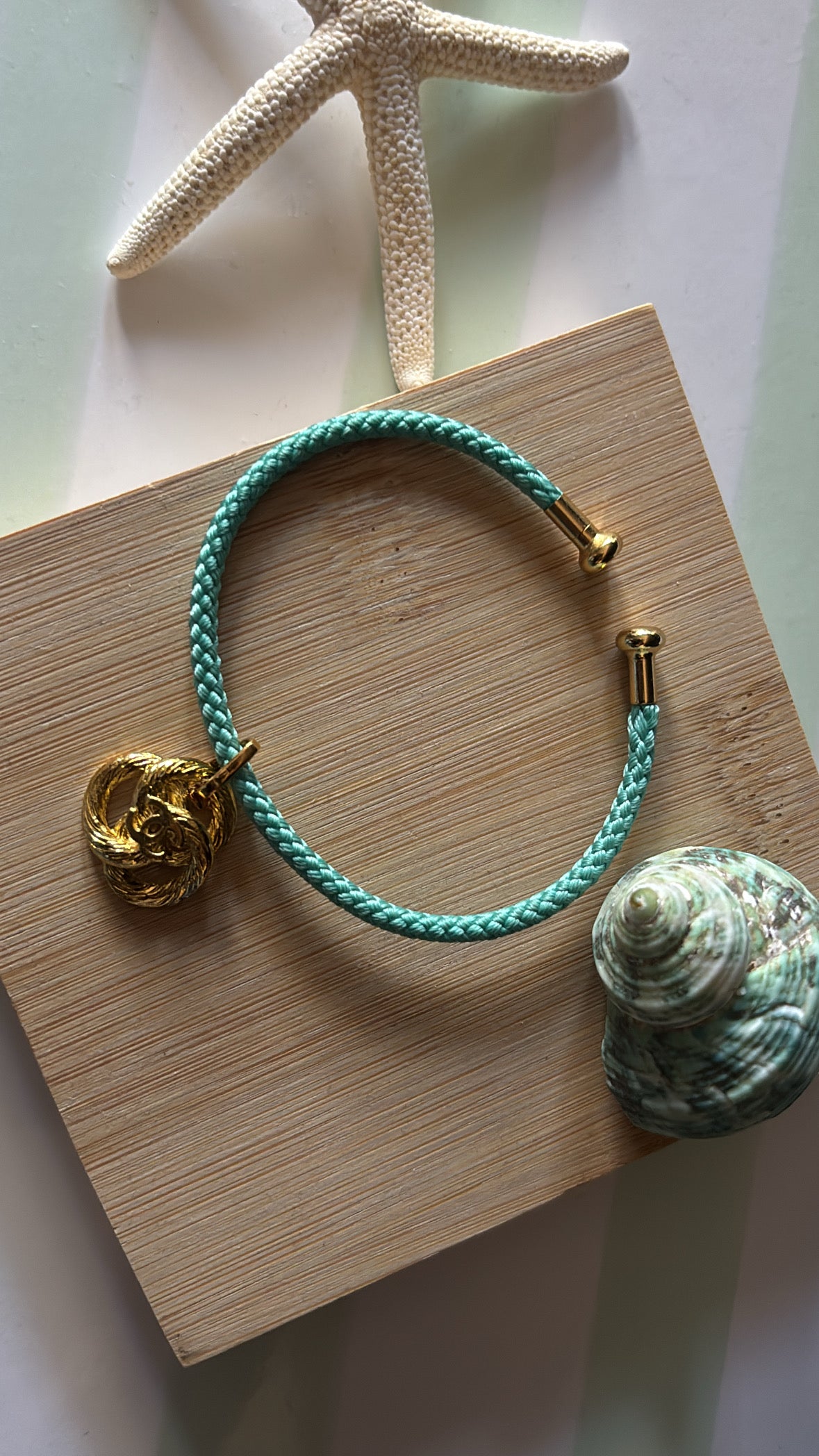Jonc BOUTON UPCYCLE - Marina