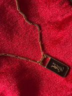 L’élégant - Bouton YSL upcyclé
