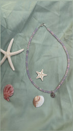 COLLIER BOUTON UPCYCLE - The barbie girl
