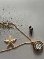 Perle de nacre -Bouton Chanel upcyclé