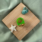 BAGUE UPCYCLEE - algue