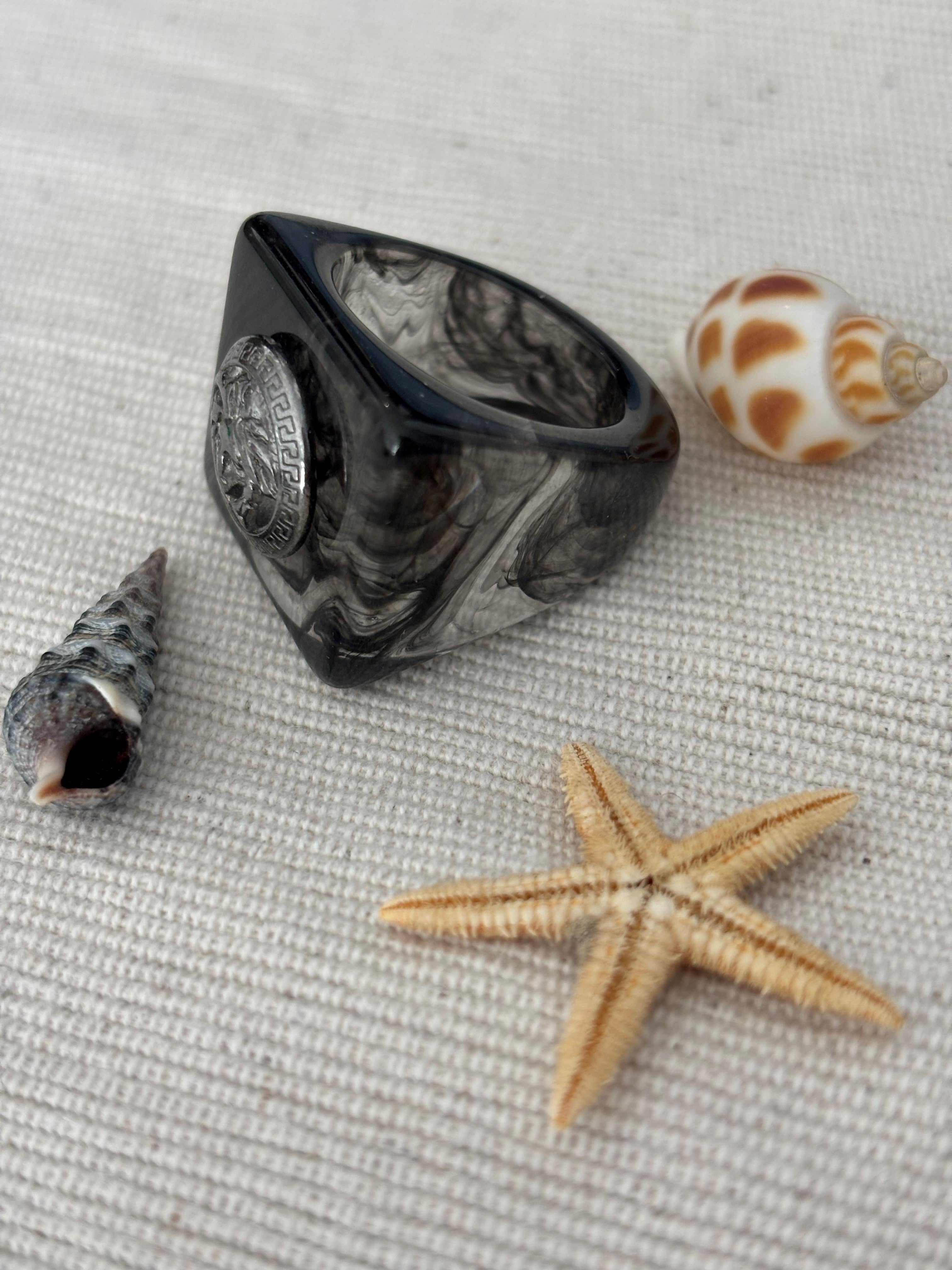 BAGUE UPCYCLEE - Dark Medusa