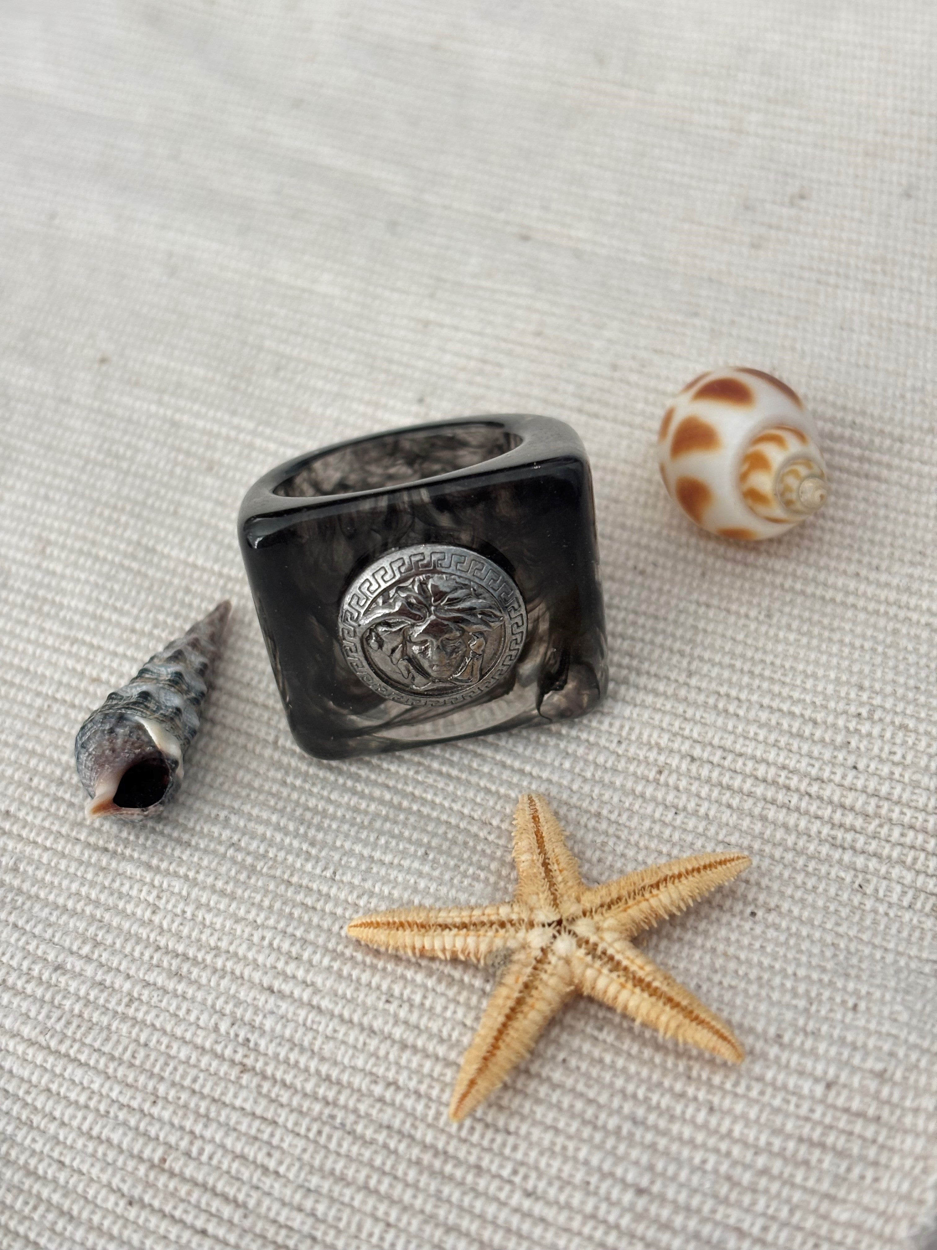 BAGUE UPCYCLEE - Dark Medusa